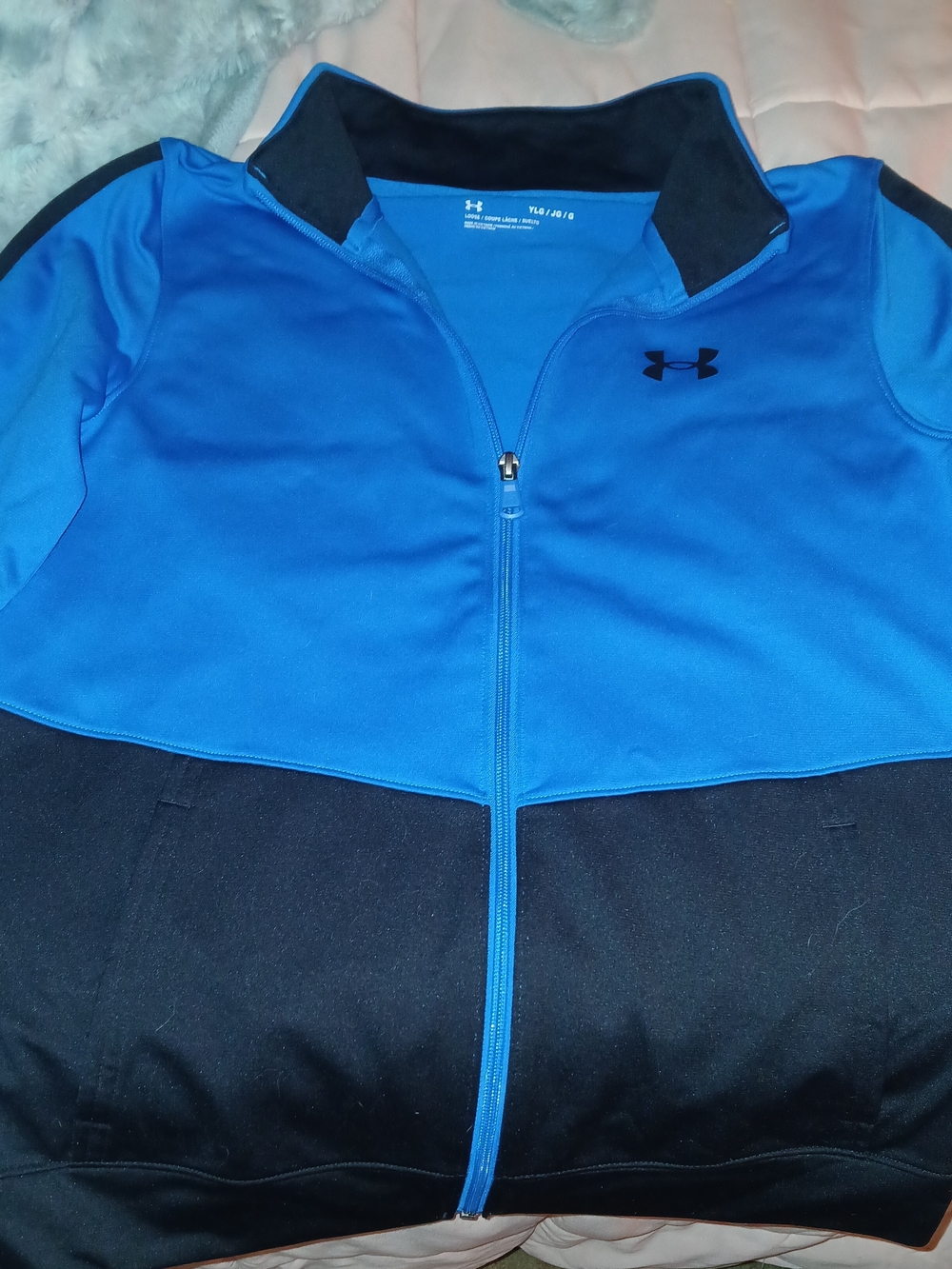 Under Armour Men's Blue and Black Full-Zip Jacket